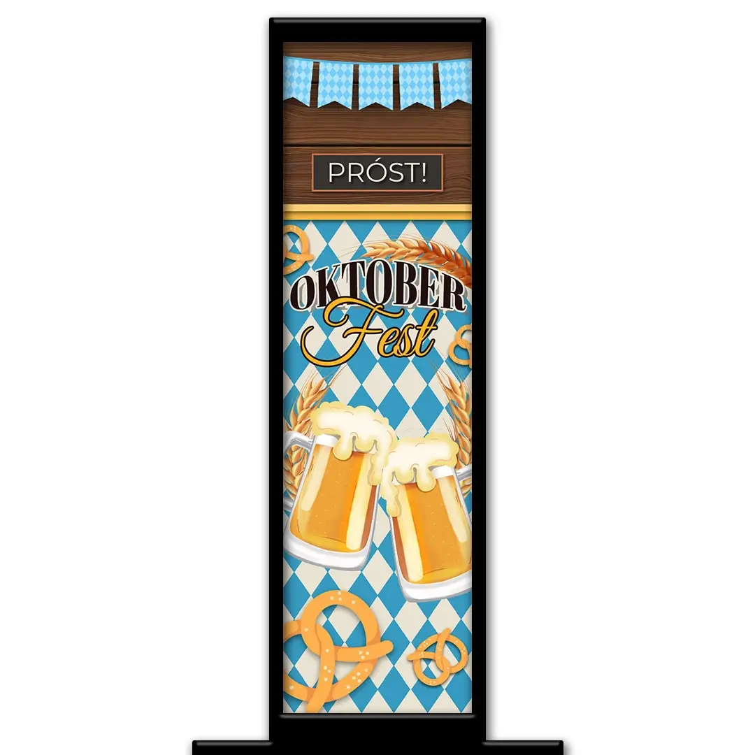 Oktoberfest photo booth pillar start screen