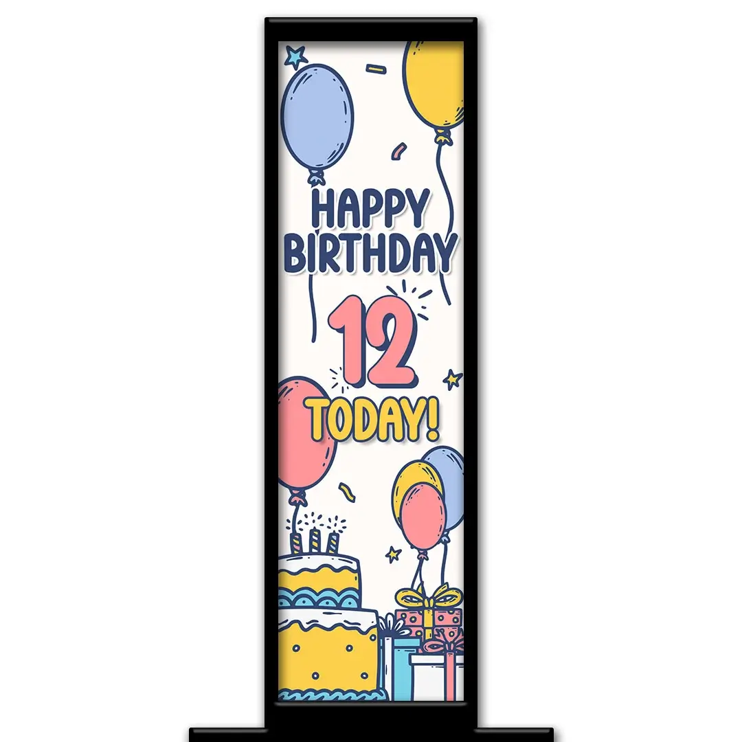 Present Pop photo booth pillar start screen