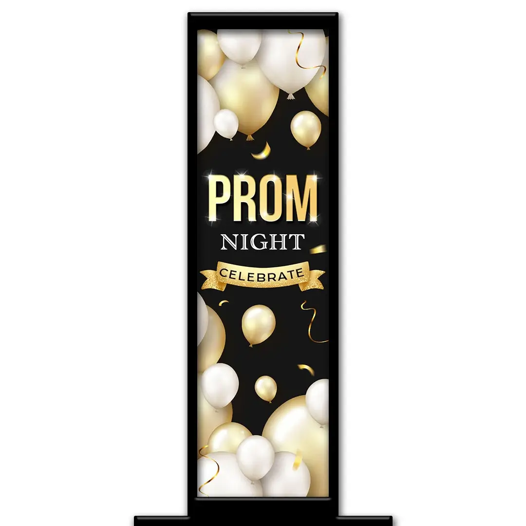 Floating Nights photo booth pillar start screen