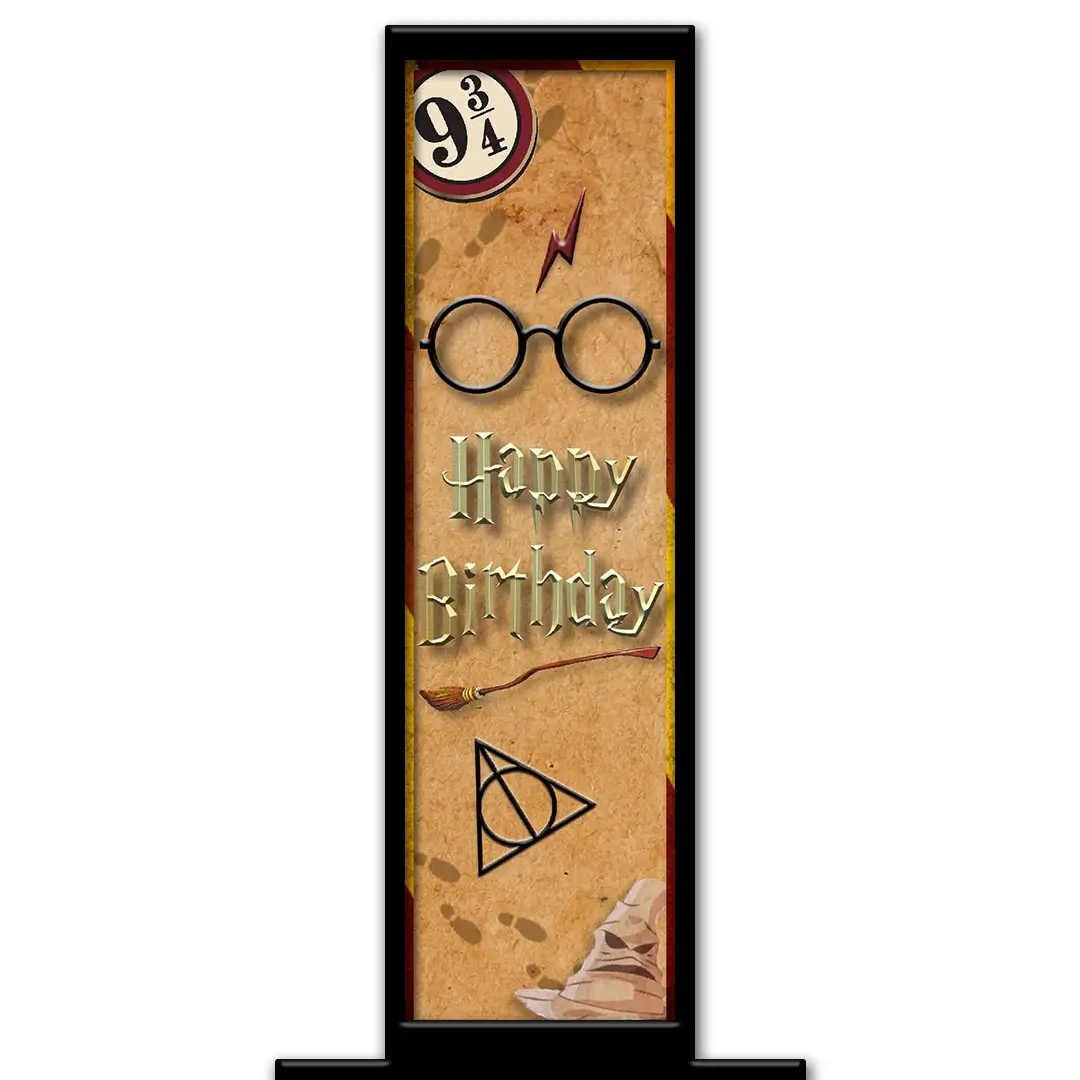 Your a Wizard photo booth pillar start screen