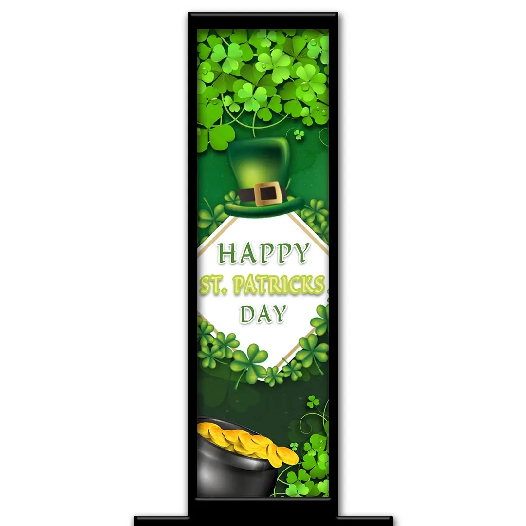 St Patrick's Day photo booth pillar start screen