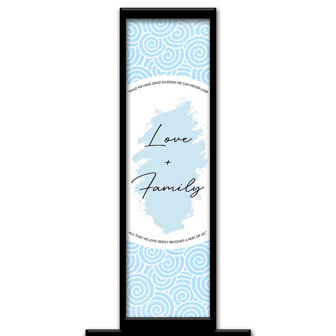 Fun Swirls photo booth pillar start screen