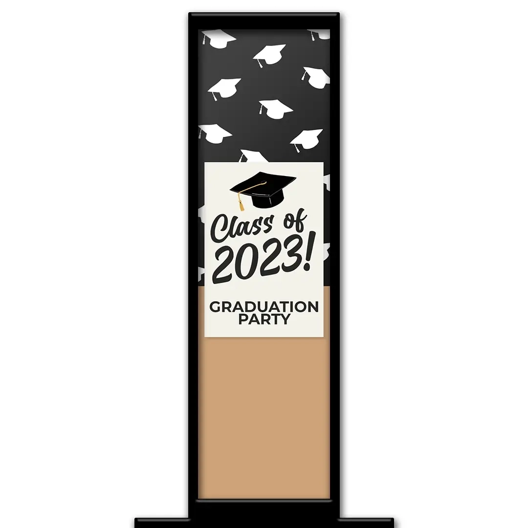 Grad Class photo booth pillar start screen