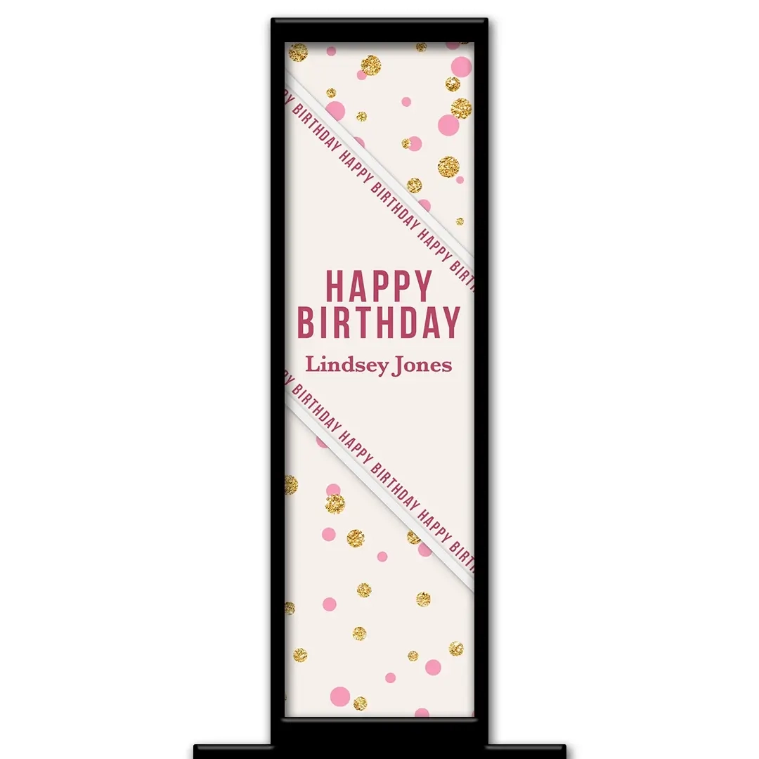 Polka Party photo booth pillar start screen