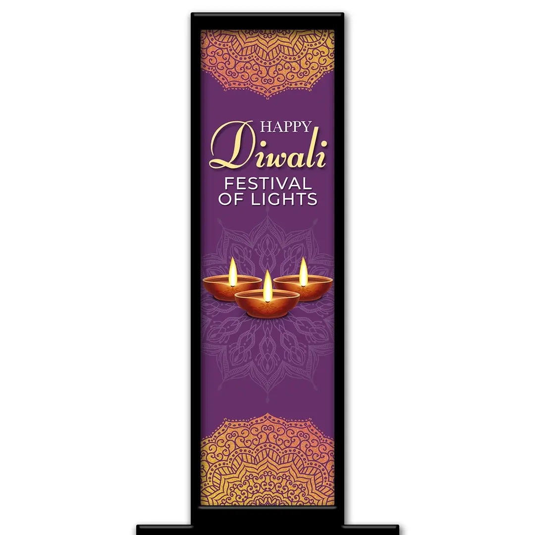 Diwali Fest photo booth pillar start screen