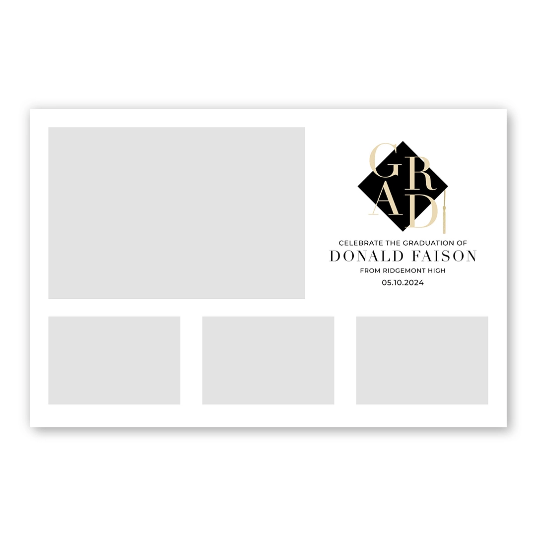 Graduation Day photo booth template L4L