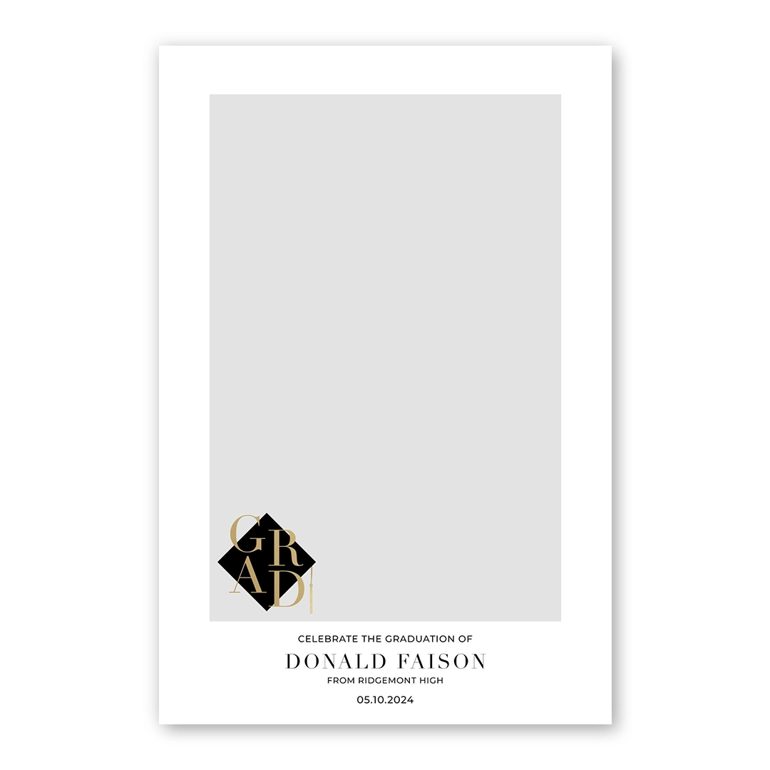 Graduation Day photo booth template PF