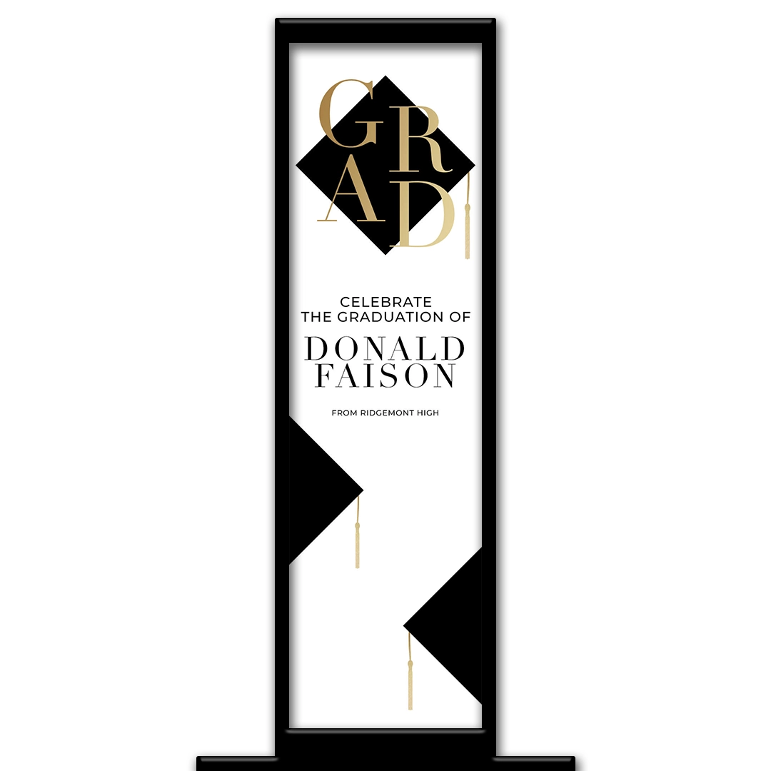 Graduation Day photo booth template Pillar