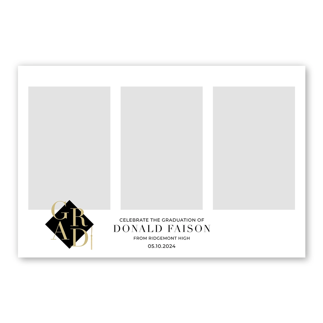 Graduation Day photo booth template L3P