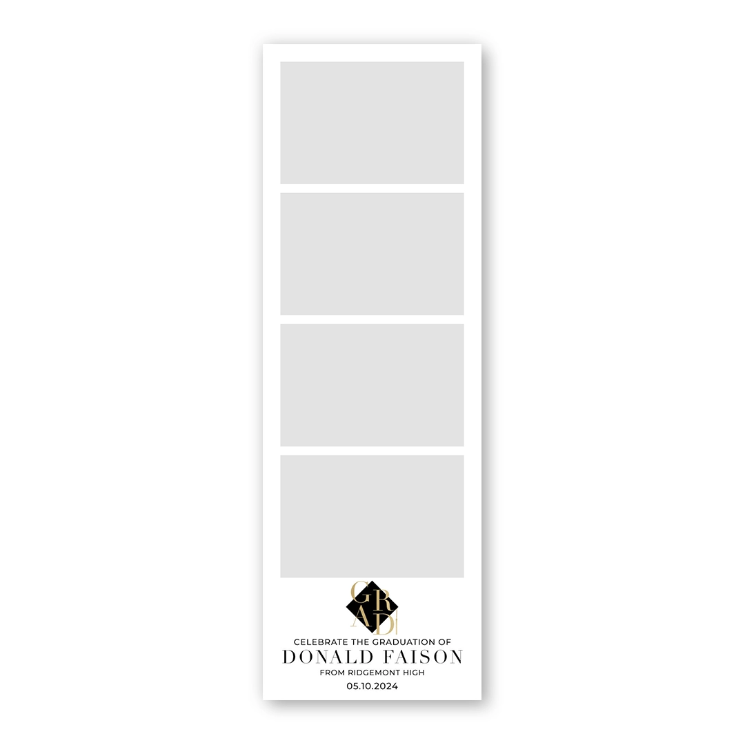 Graduation Day photo booth template S4L