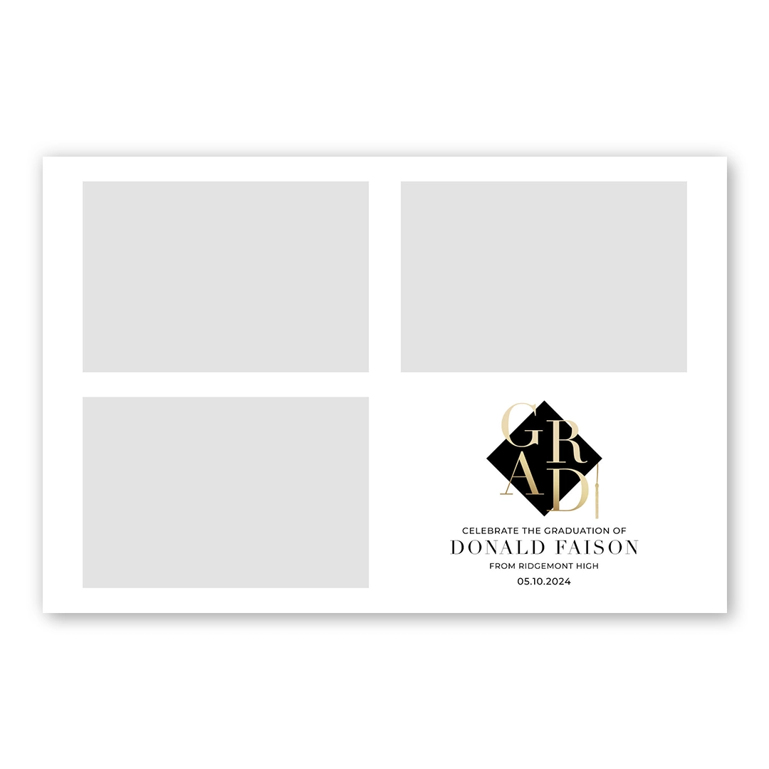 Graduation Day photo booth template L3L