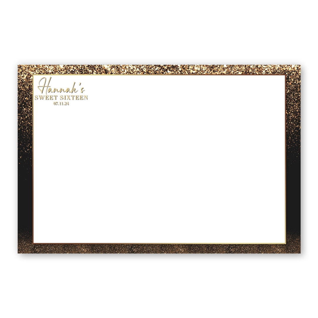 Glitterfall photo booth template LF