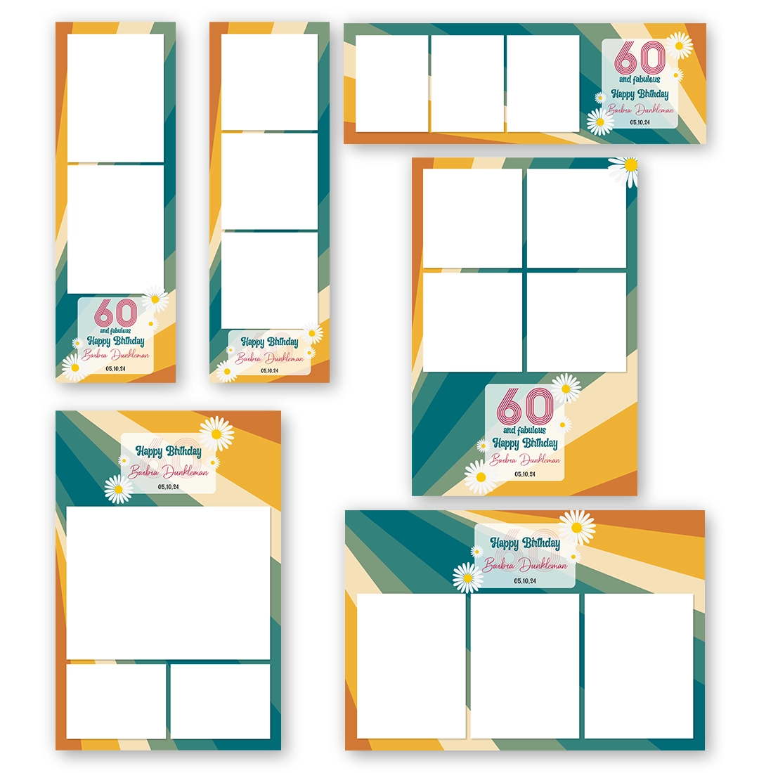 AbFab photo booth template More