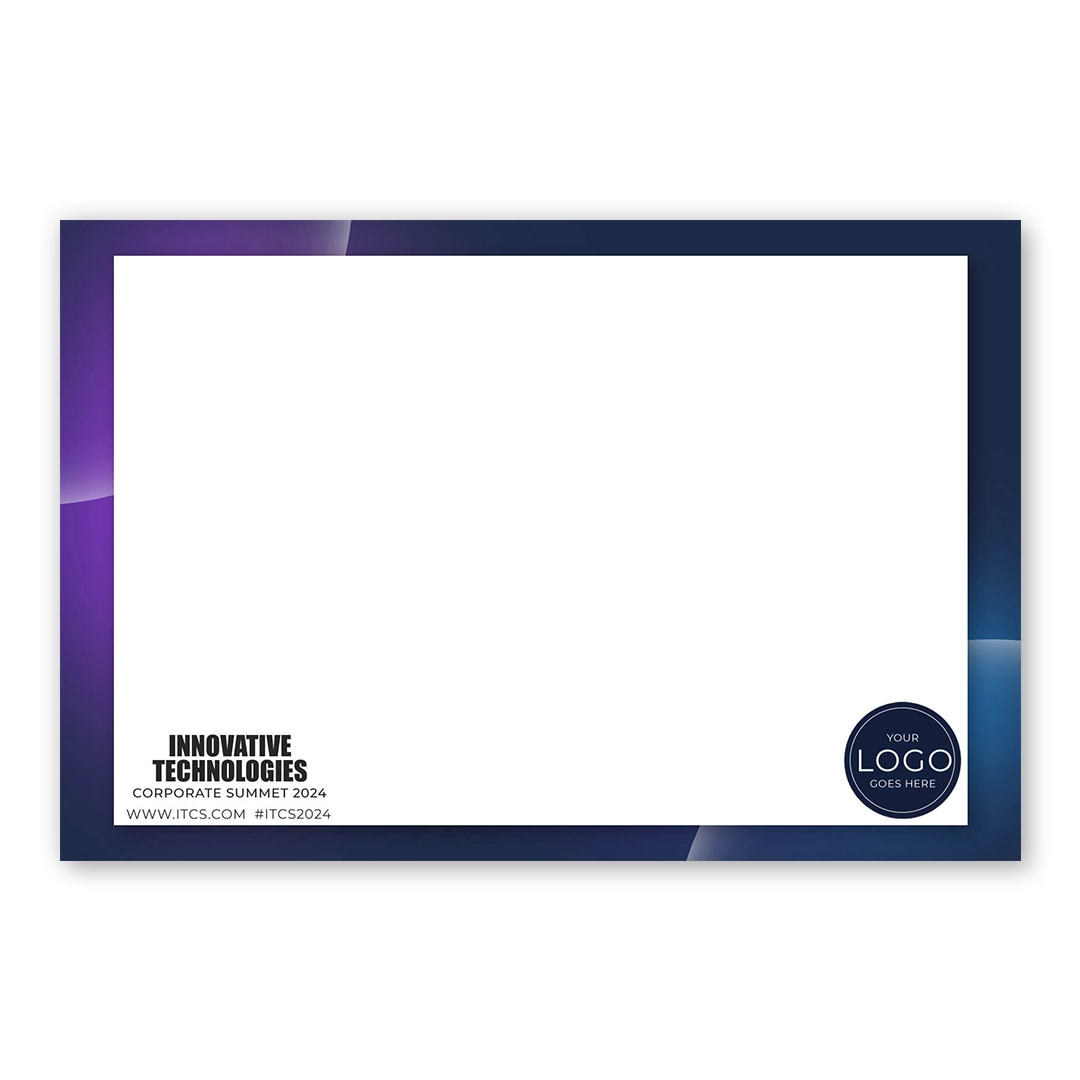 Corporate Bubble photo booth template LF