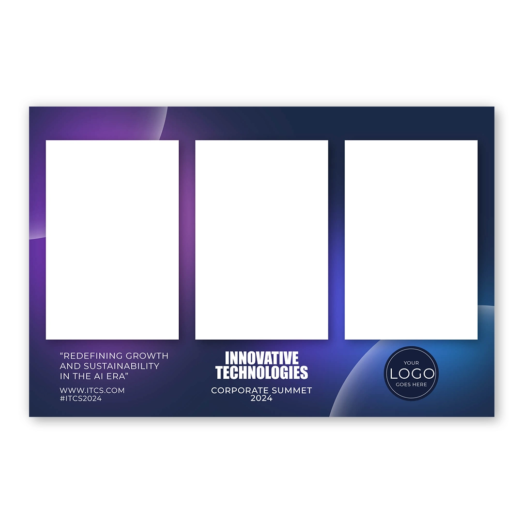 Corporate Bubble photo booth template L3P