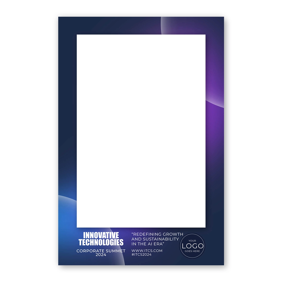Corporate Bubble photo booth template PF