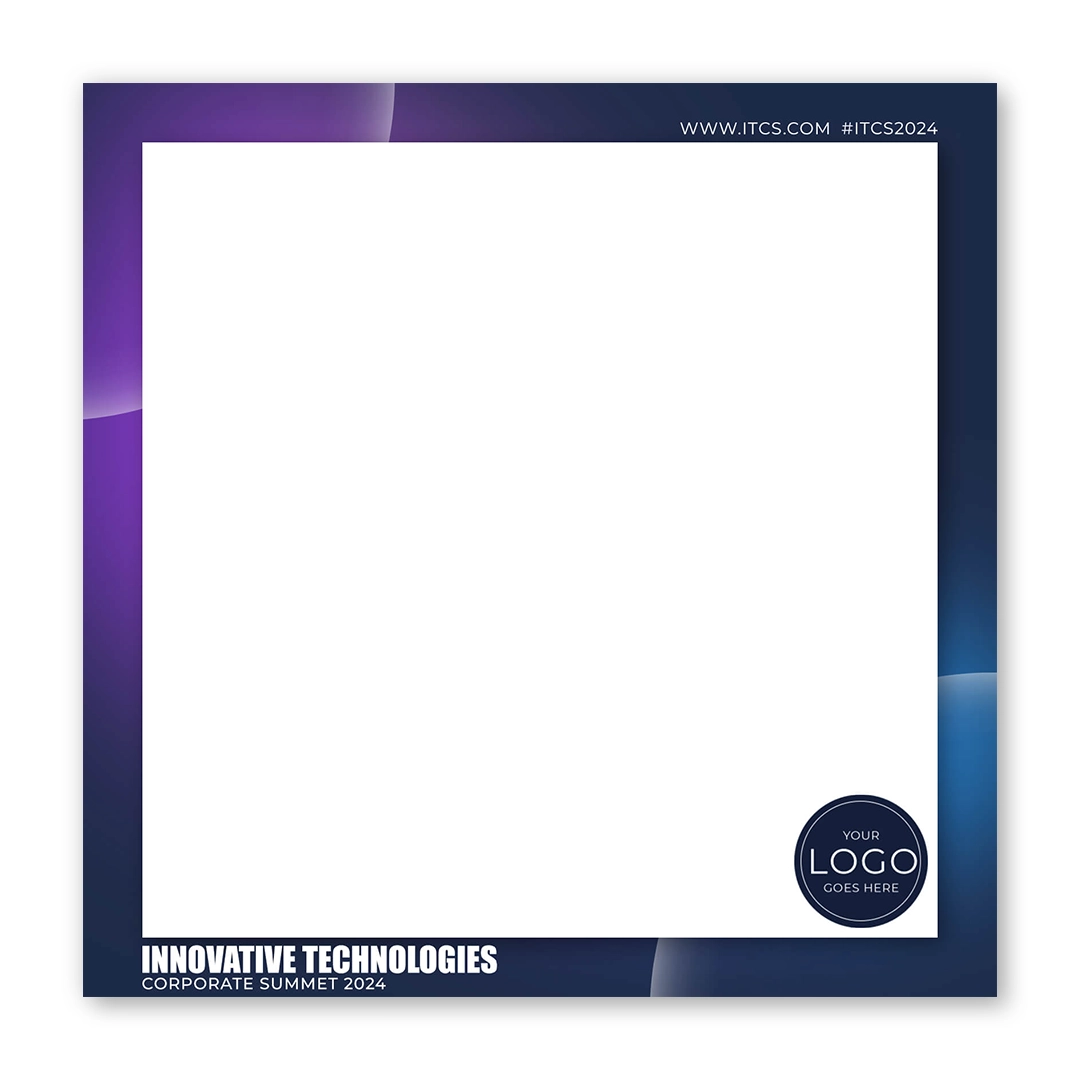 Corporate Bubble photo booth template SF