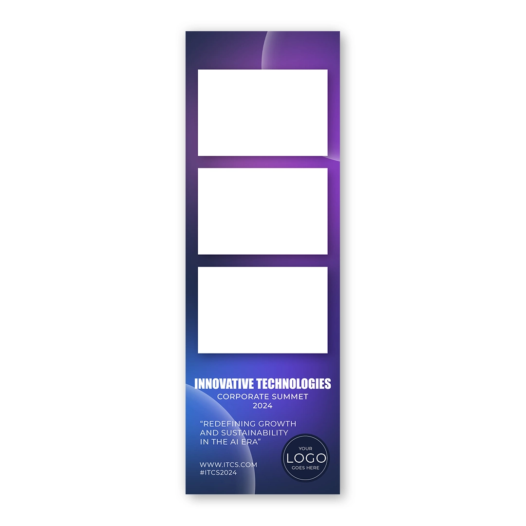 Corporate Bubble photo booth template S3L
