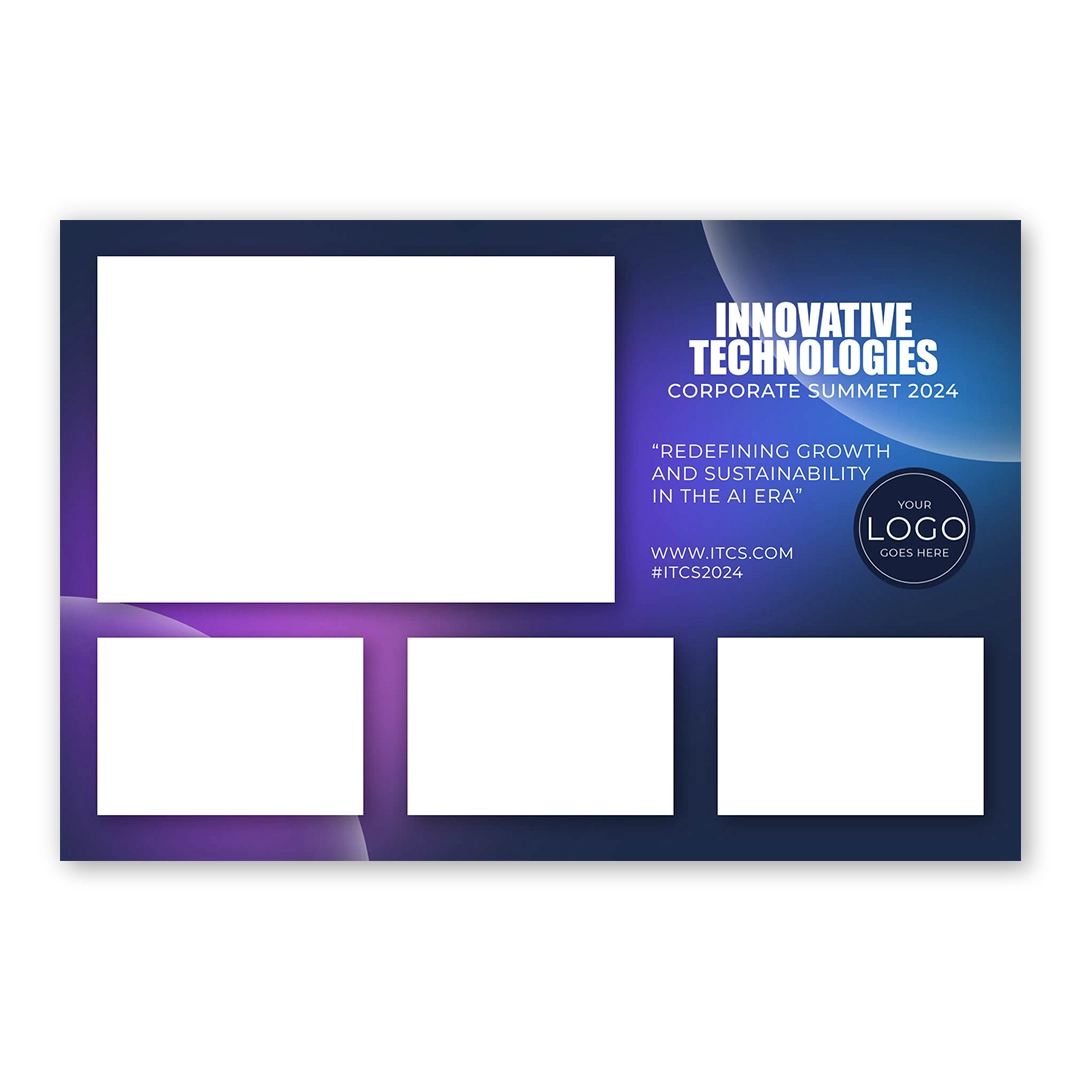 Corporate Bubble photo booth template L4L