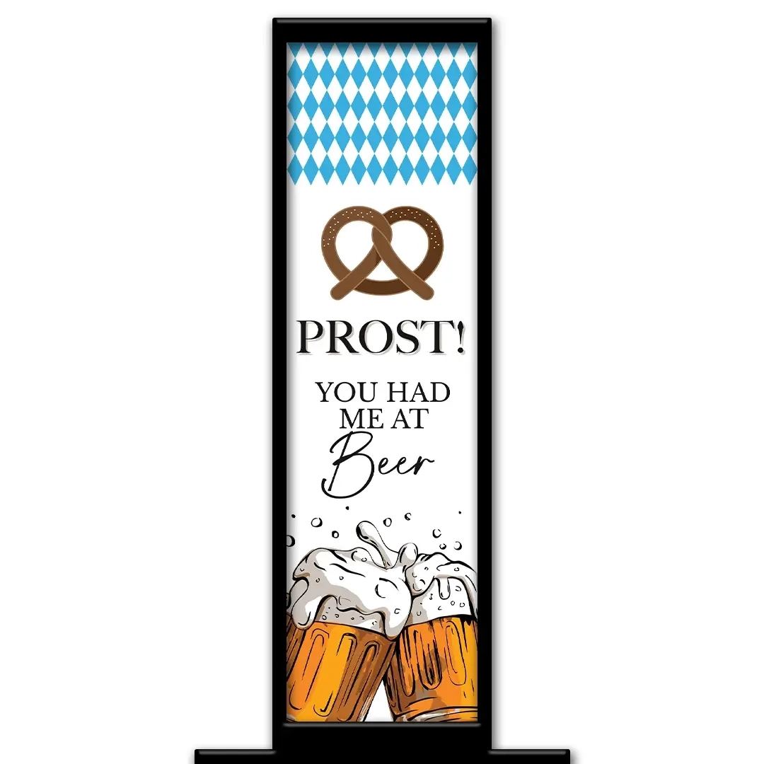 Prost! photo booth pillar start screen