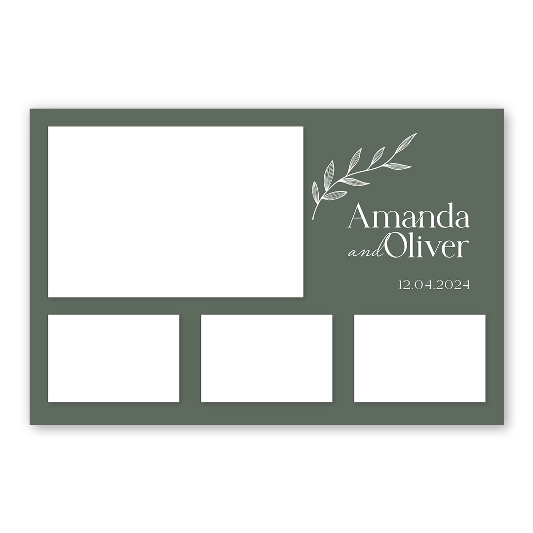 Minimalist Two photo booth template L4L