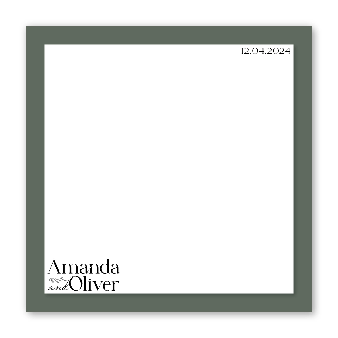 Minimalist Two photo booth template SF