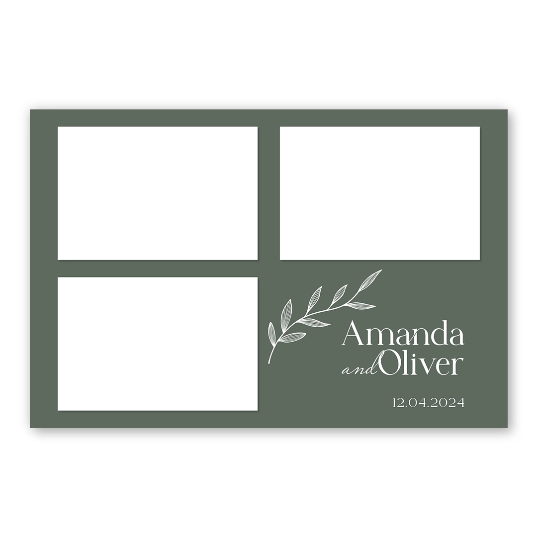 Minimalist Two photo booth template L3L
