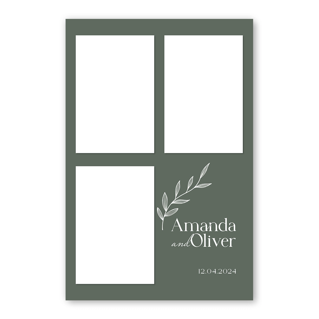 Minimalist Two photo booth template P3P