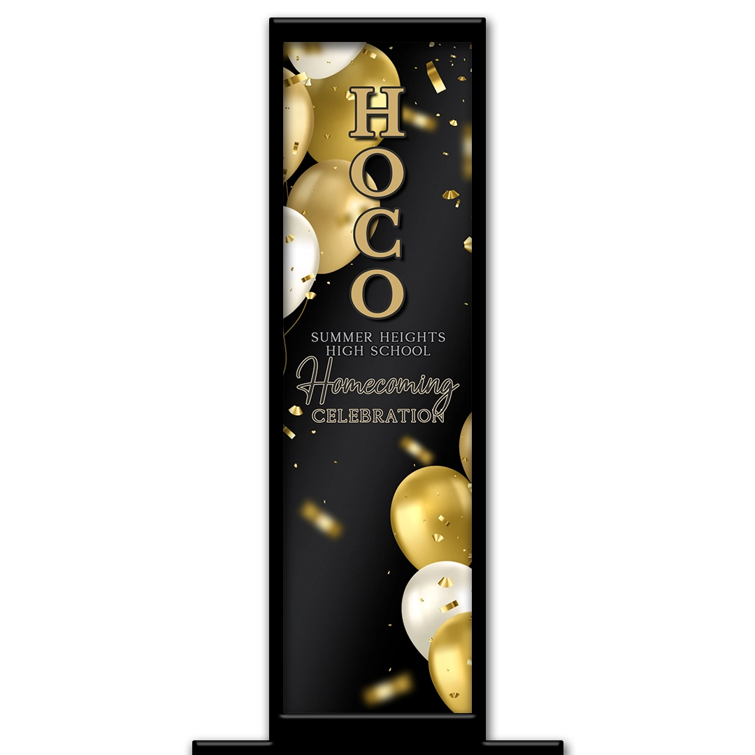 HOCO photo booth template Pillar
