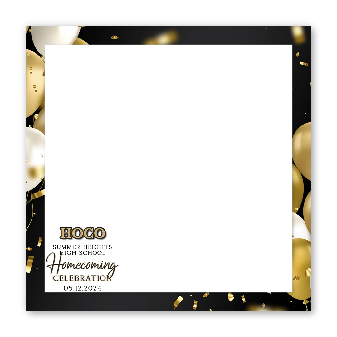 HOCO photo booth template SF