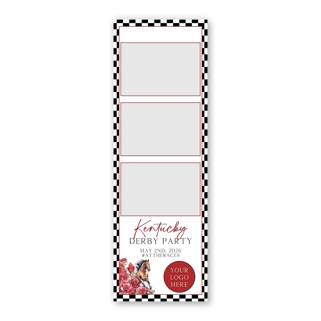 Derby Race photo booth template S3L