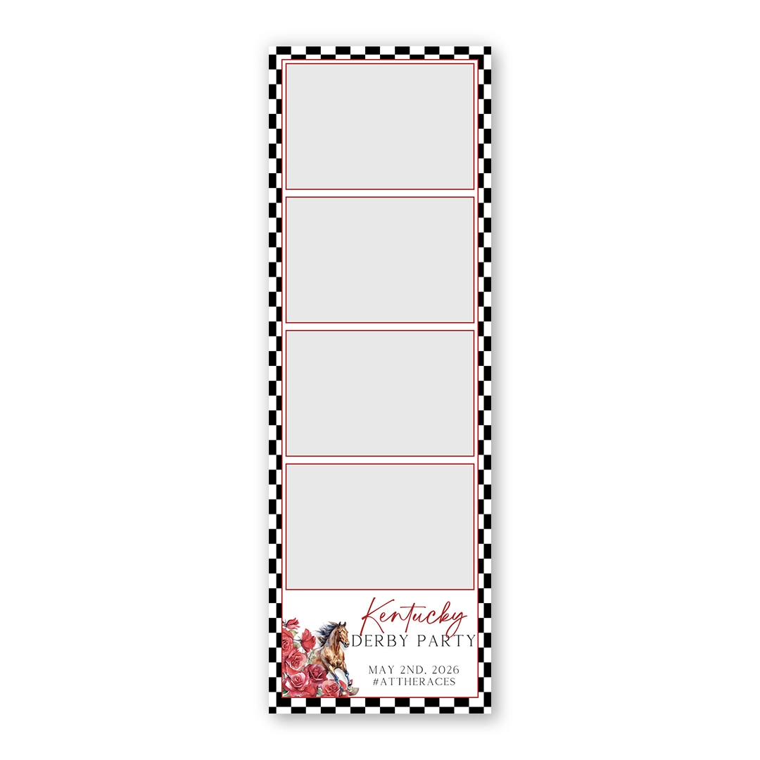 Derby Race photo booth template S4L