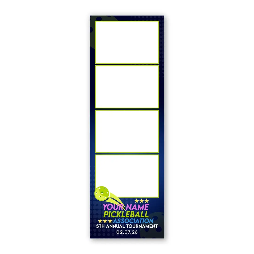 Pickleball photo booth template S4L layout