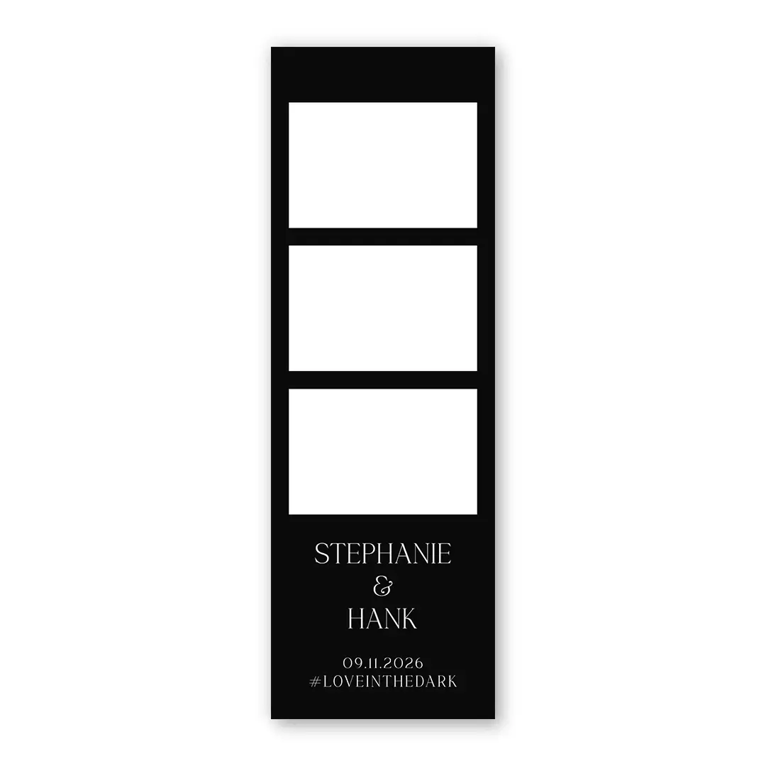 Dark Love photo booth template S3L layout