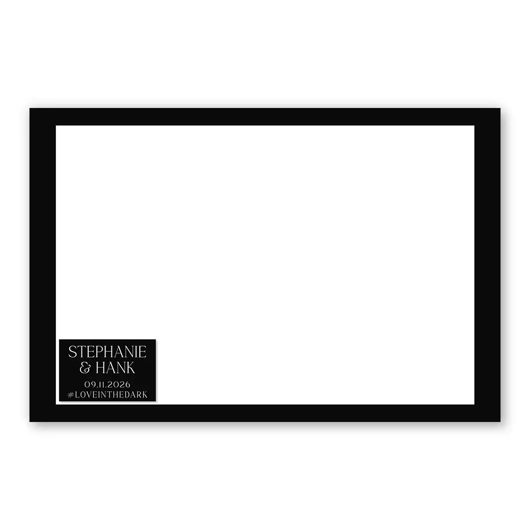 Dark Love photo booth template LF layout