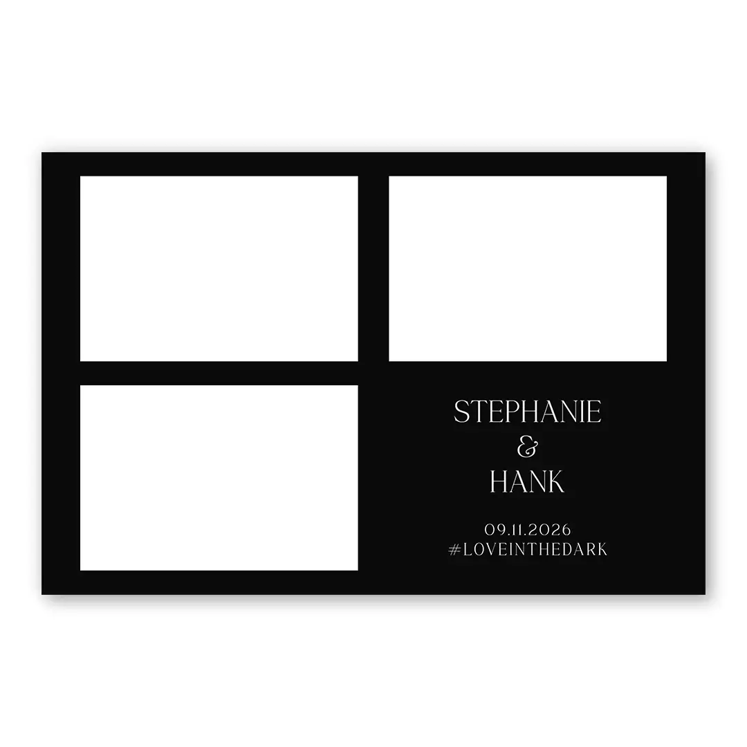 Dark Love photo booth template L3L layout