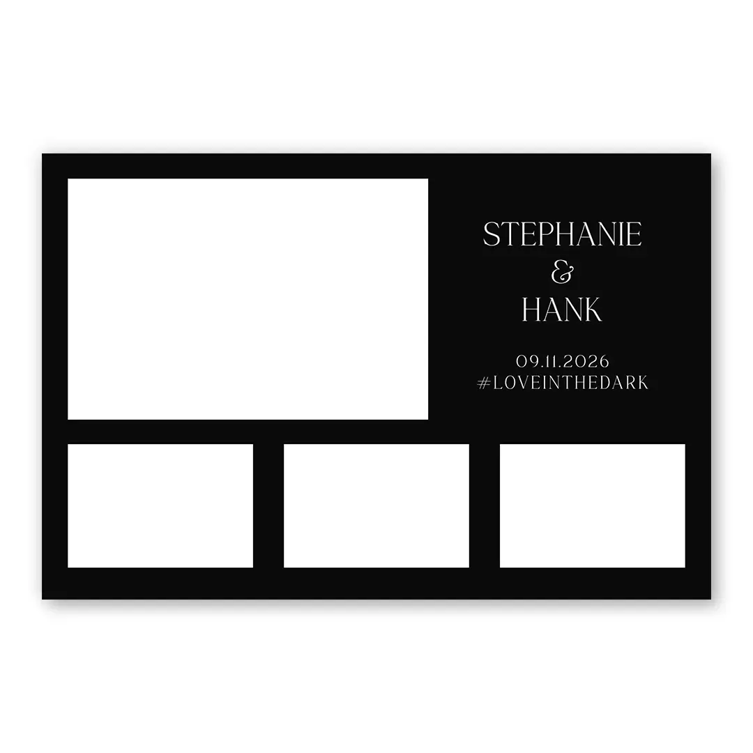Dark Love photo booth template L4L layout