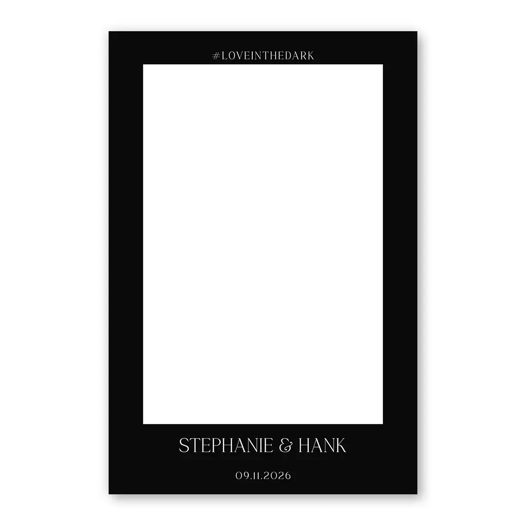Dark Love photo booth template PF layout