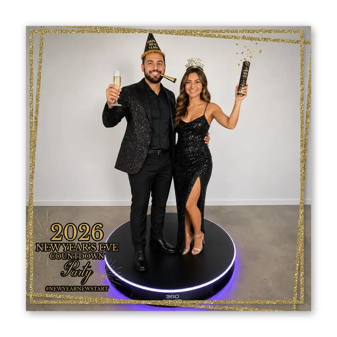 New Start photo booth template 360 layout