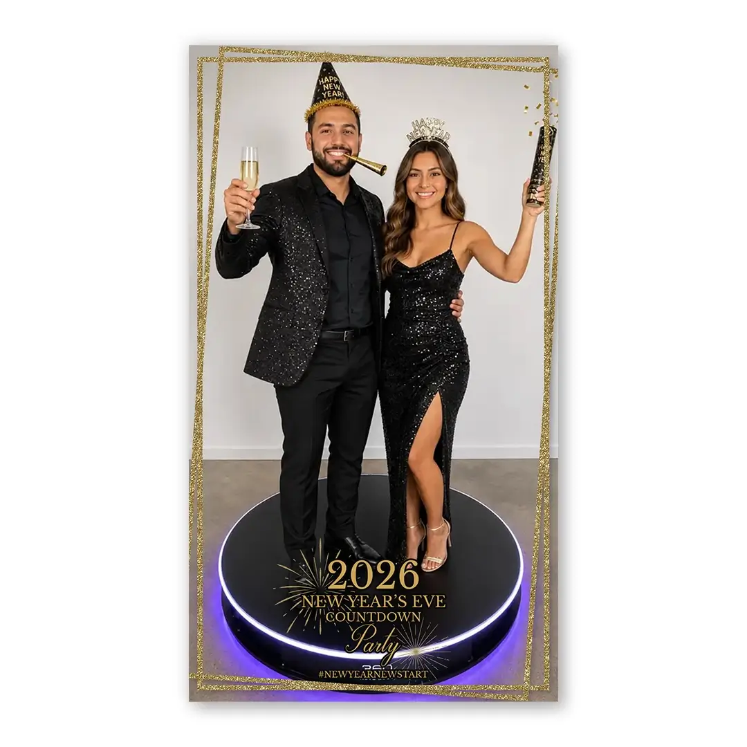 New Start photo booth template 360P layout
