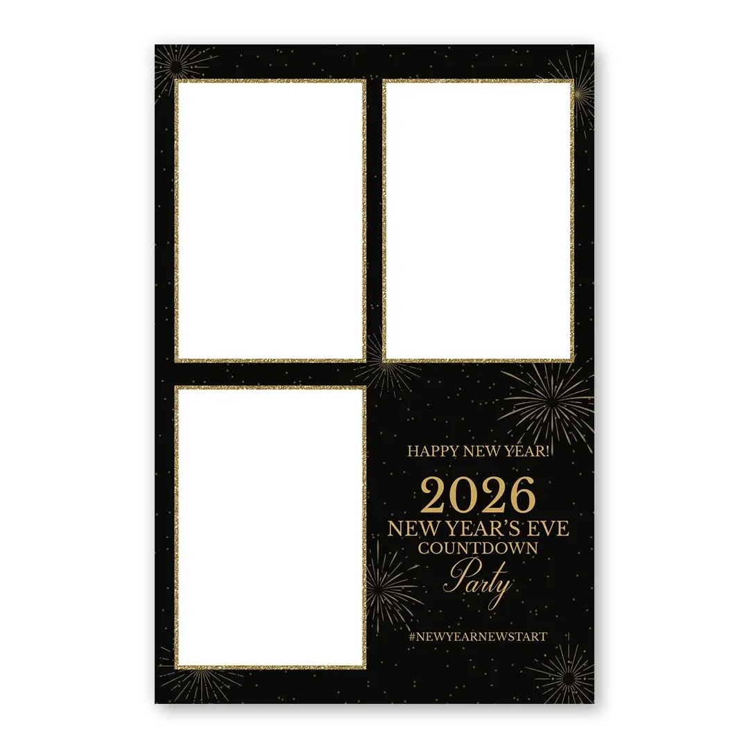 New Start photo booth template P3P layout