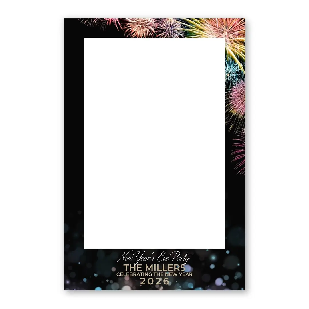 Cracking New Year photo booth template PF layout