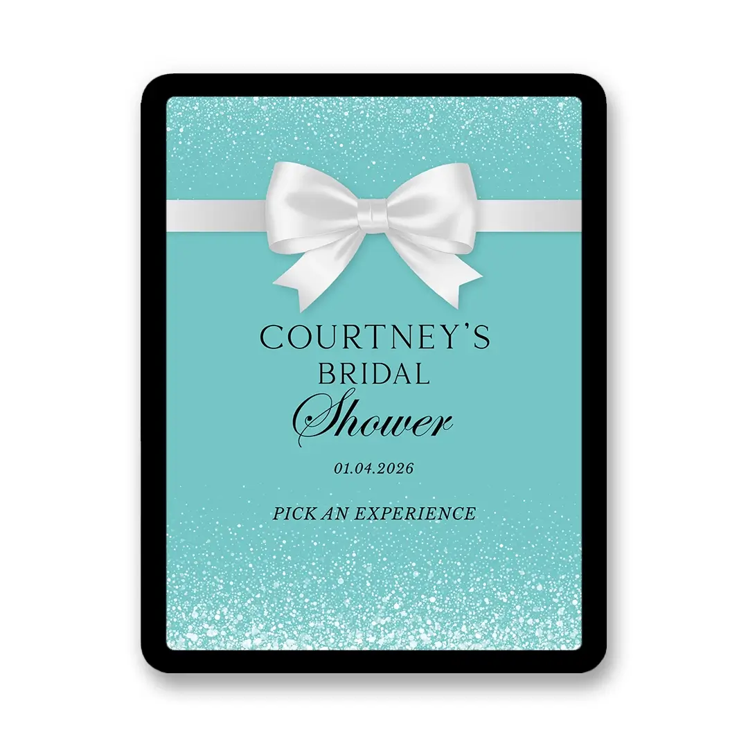 Teal & Tied Bridal Shower