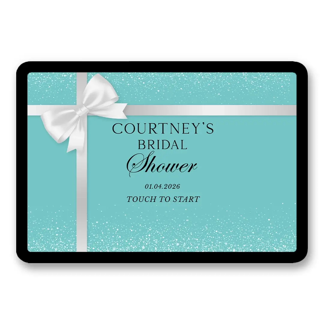 Teal & Tied Bridal Shower