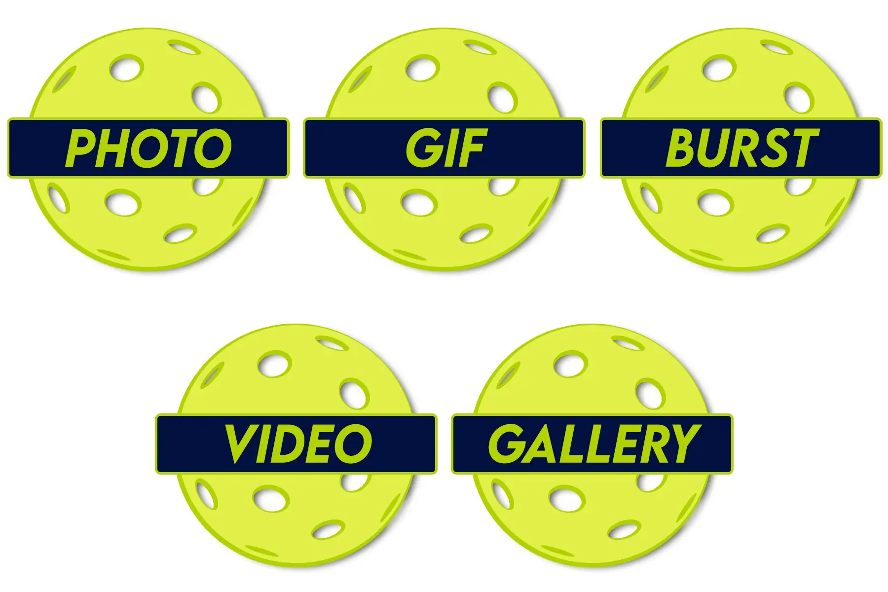 Pickleball Buttons