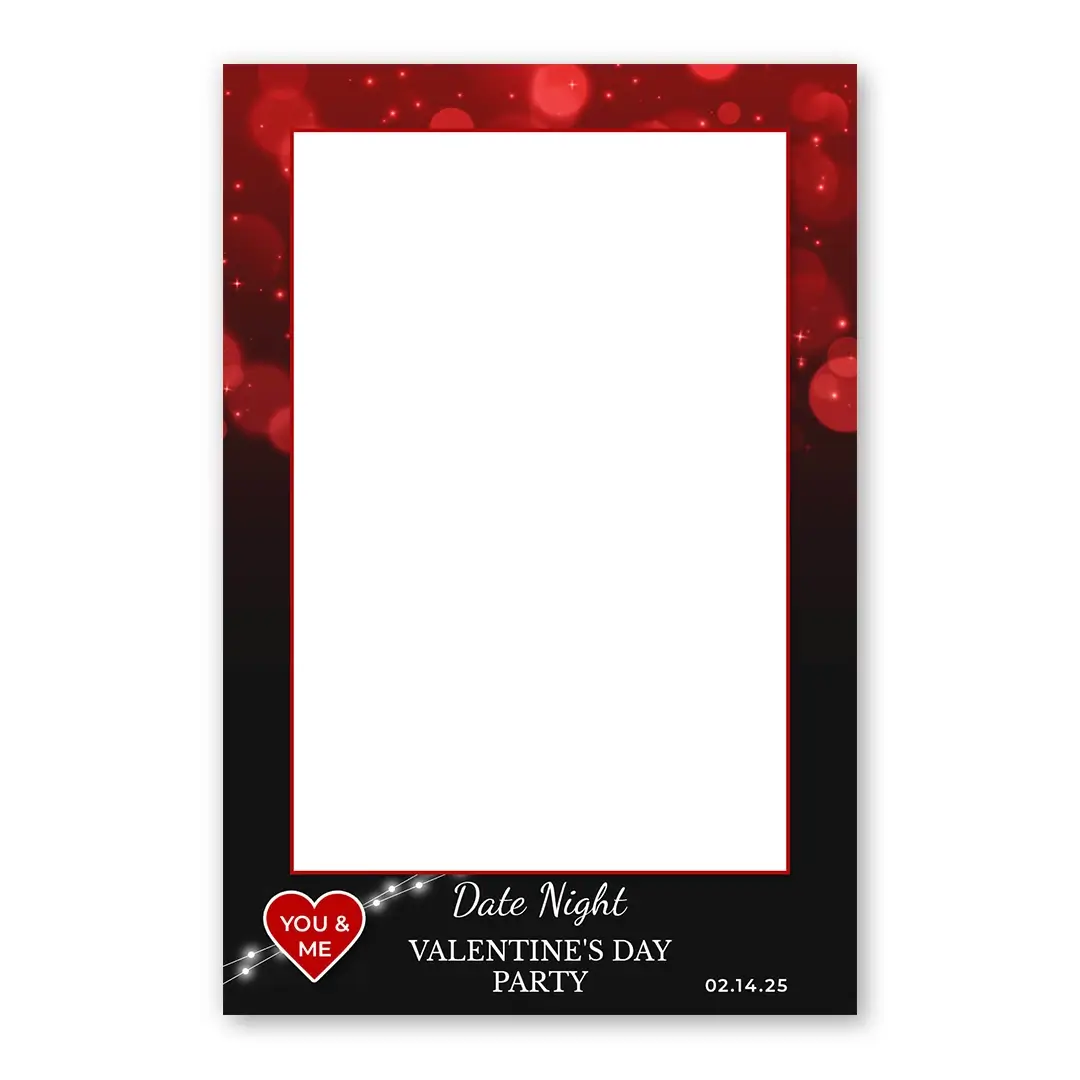 Date Night photo booth template PF layout