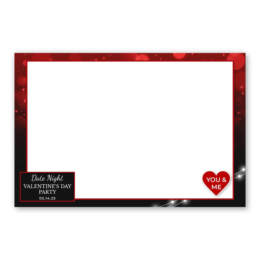 Date Night photo booth template LF layout