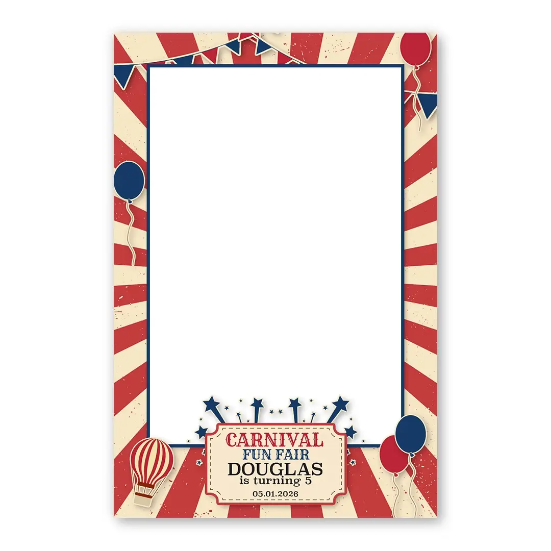 Carnival Fun Fair photo booth template PF layout