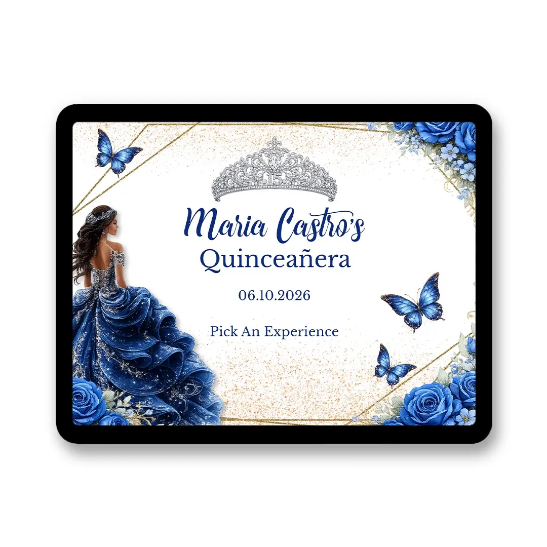 Blue Rose Quinceanera