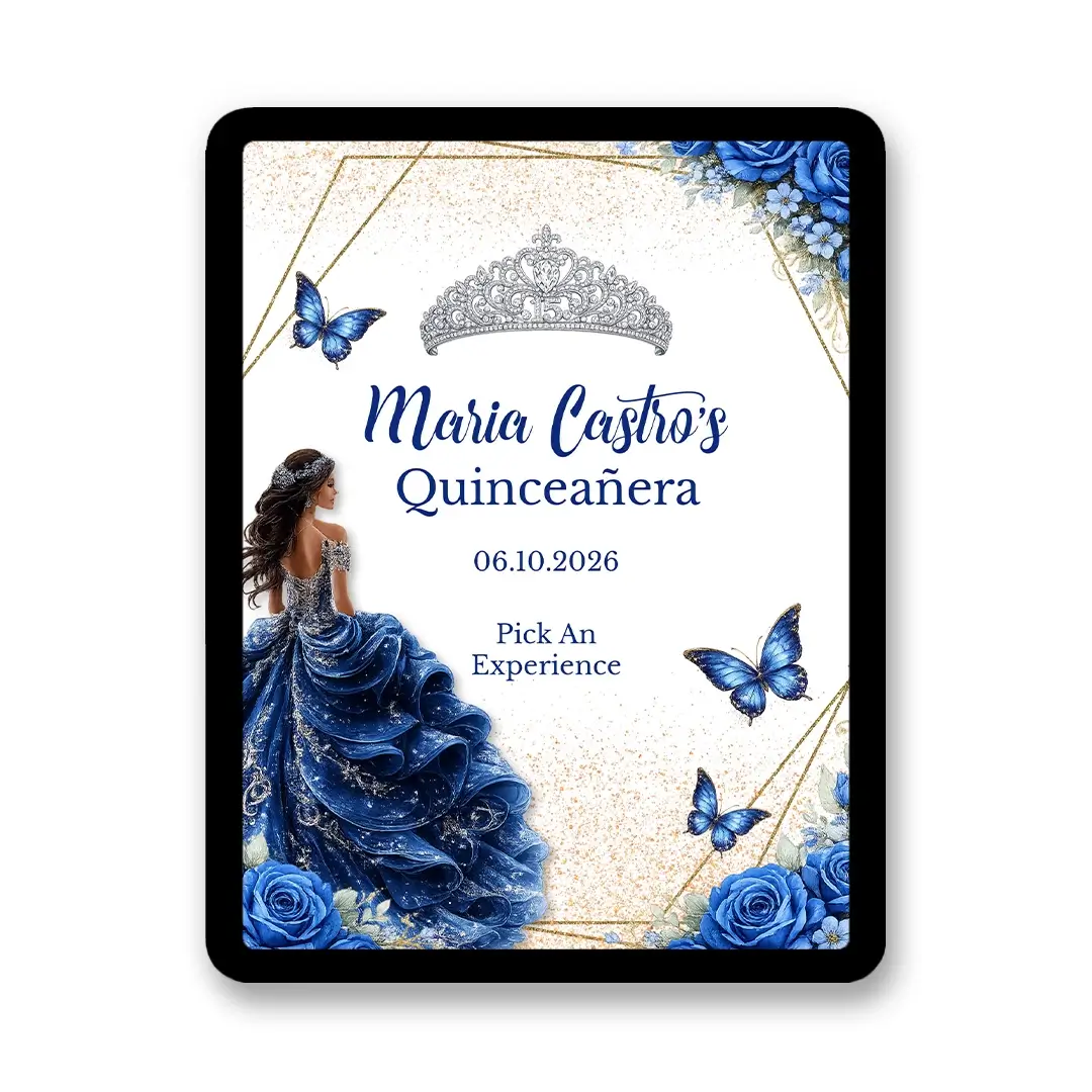 Blue Rose Quinceanera